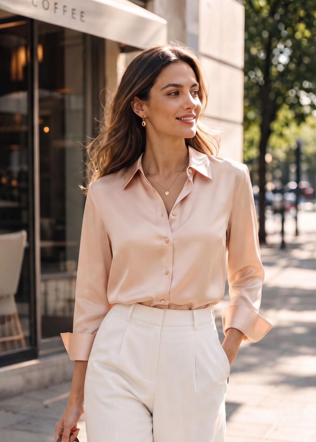 Camisa satin