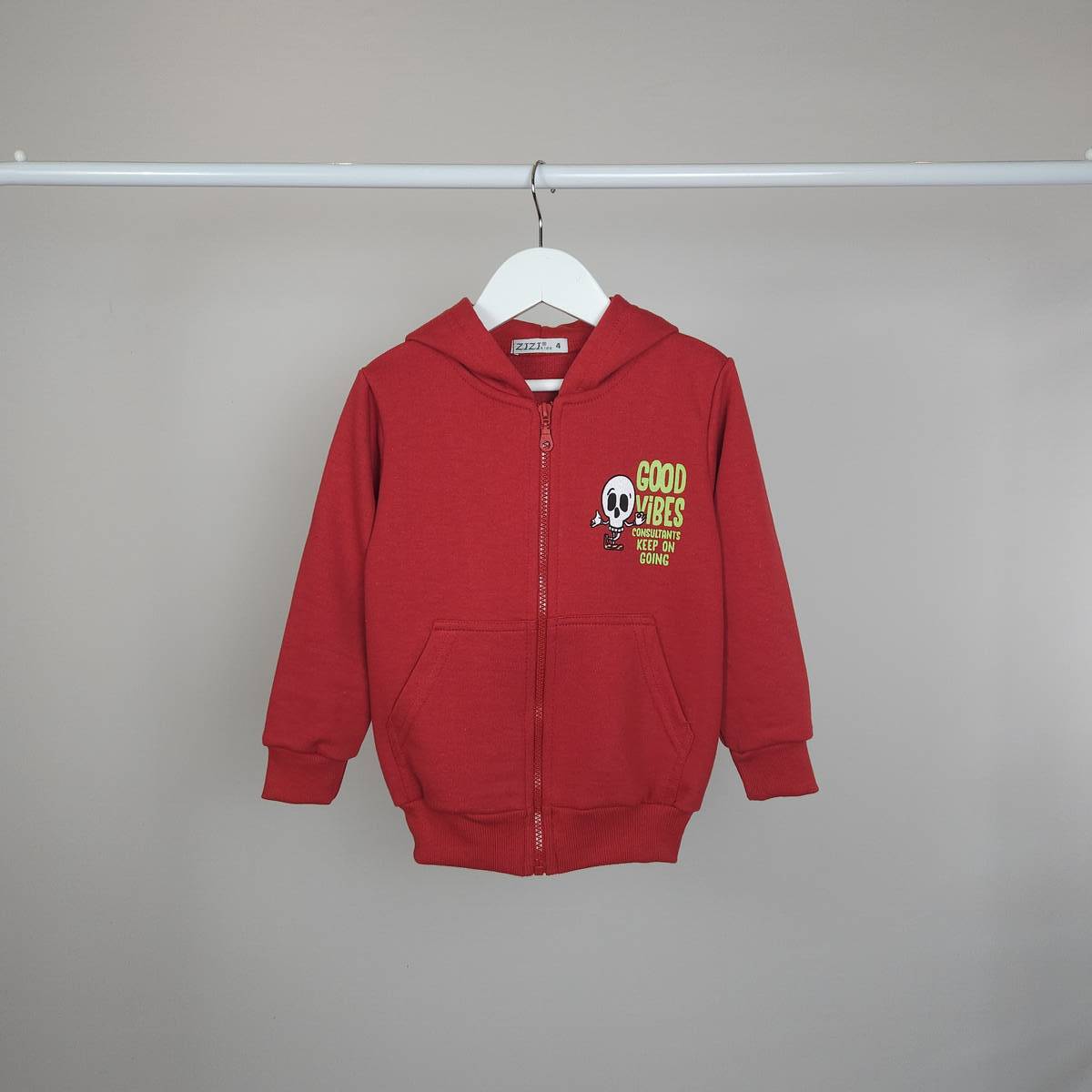 Campera Varon Rustico Good Vibes Calavera LIQUIDACION