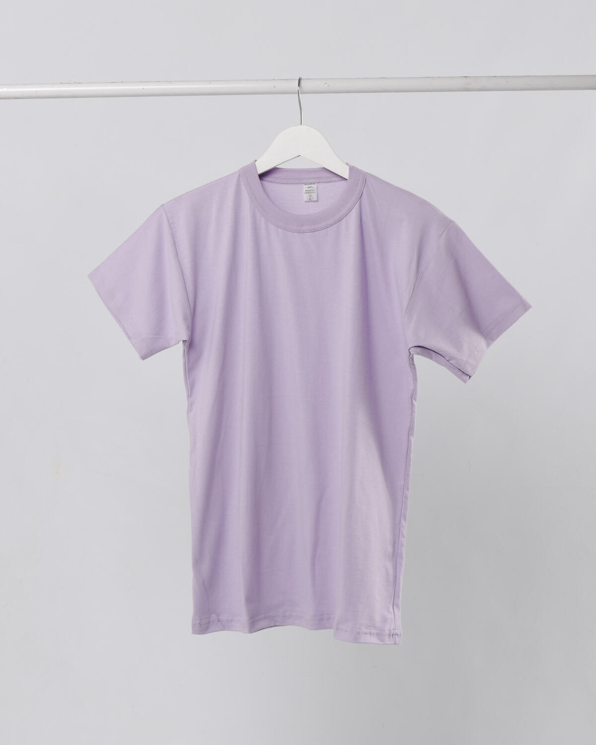 Remera Basica Lisa Lila