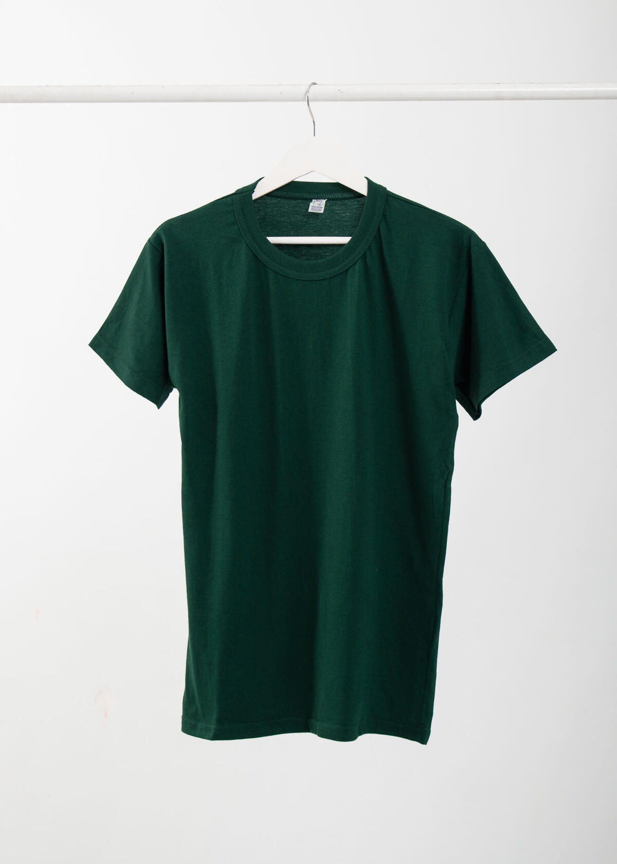 Remera Basica Lisa Verde Ingles