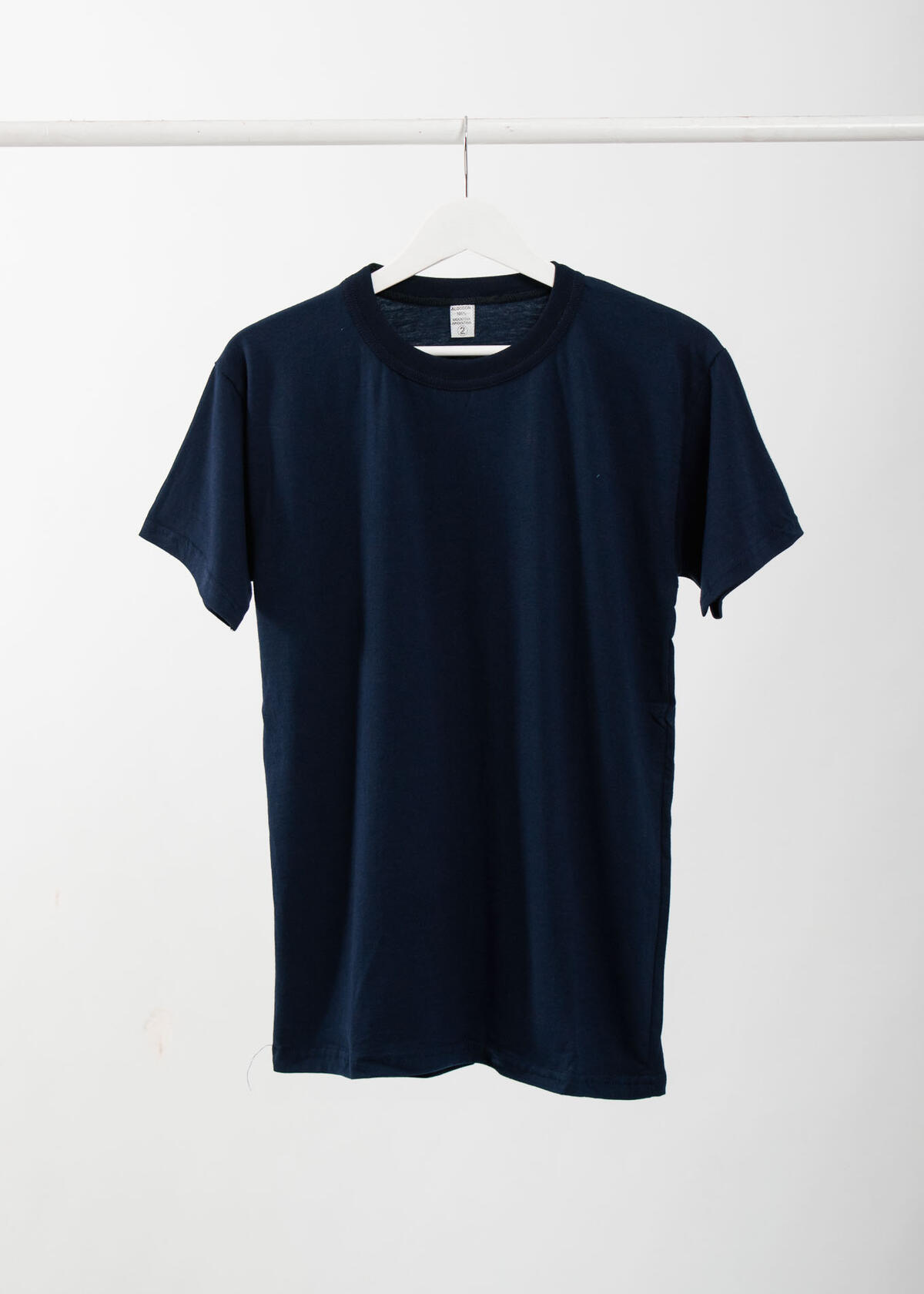 Remera Basica Lisa Azul Marino