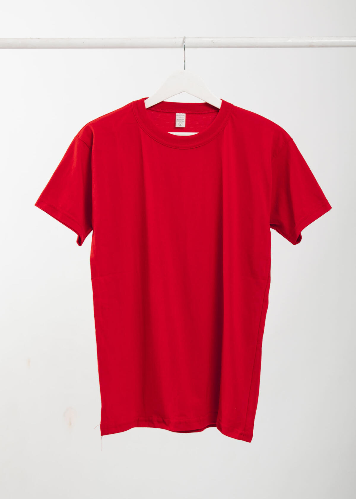 Remera Basica Lisa Rojo