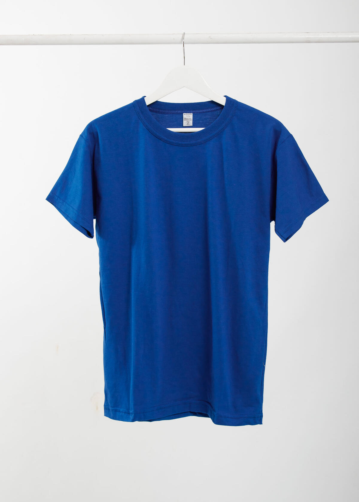 Remera Basica Lisa Azul francia