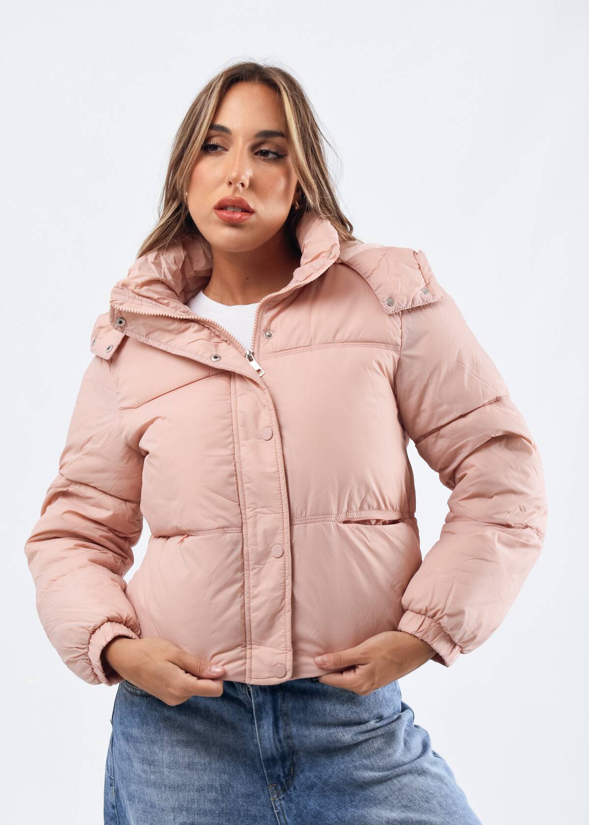 CAMPERA PUFFER INFLADA OPACA