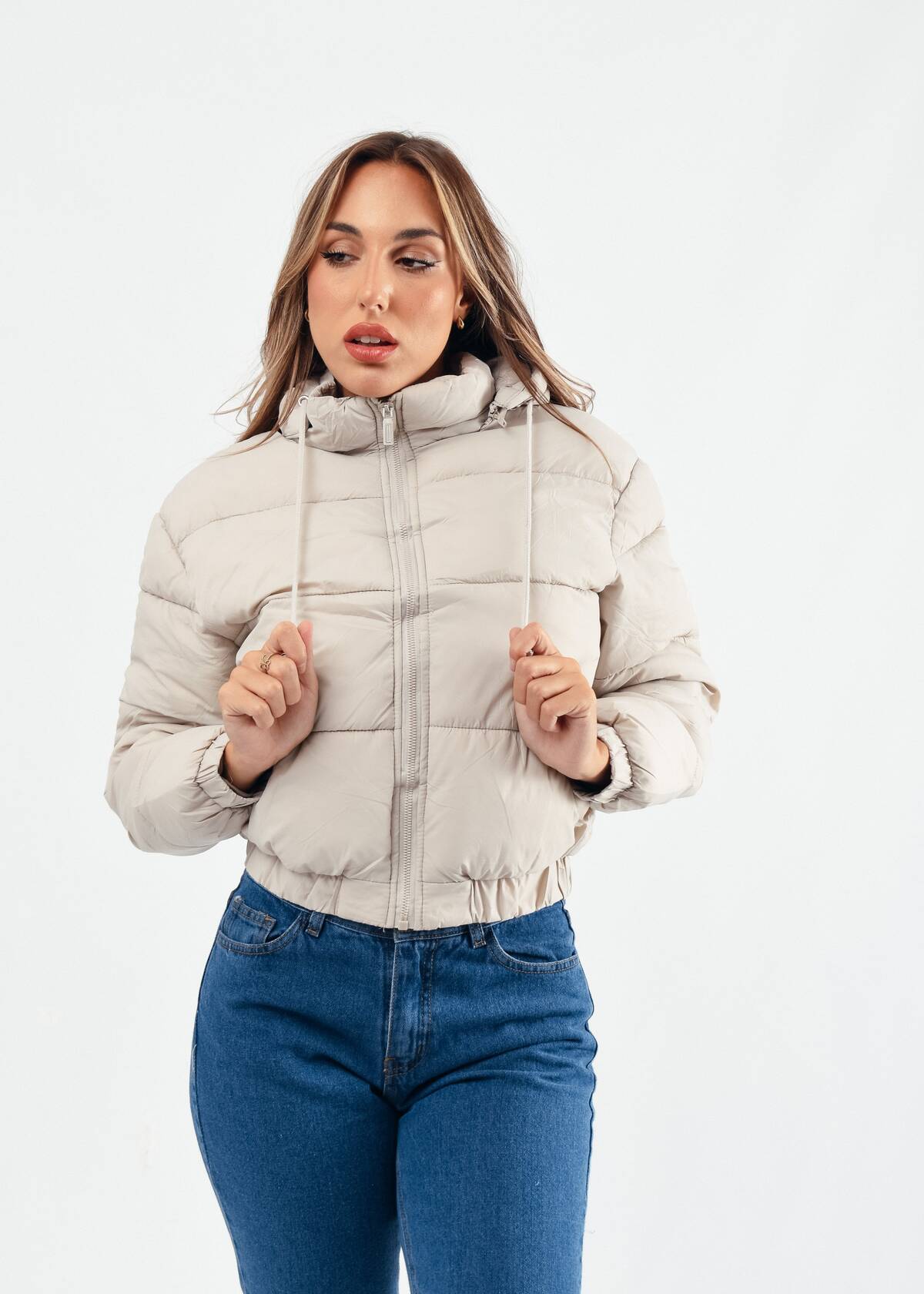 CAMPERA PUFFER INFLADA OPACA