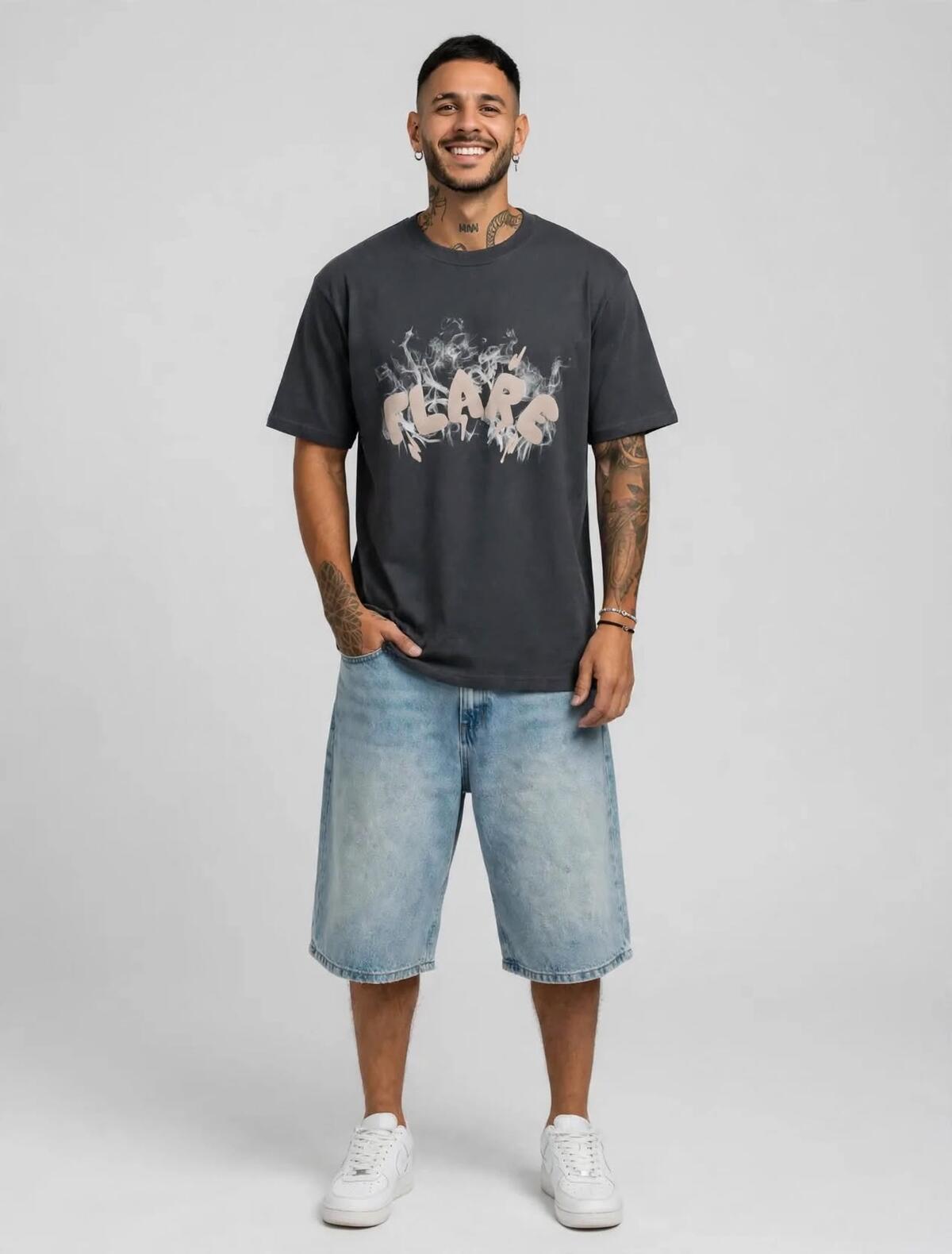 REMERA REGULAR FLARE