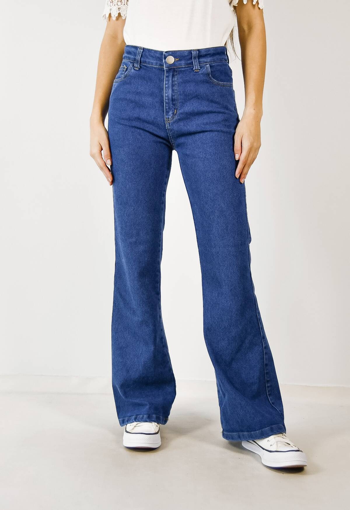 JEAN OXFORD ELASTIZADO AZUL STONE