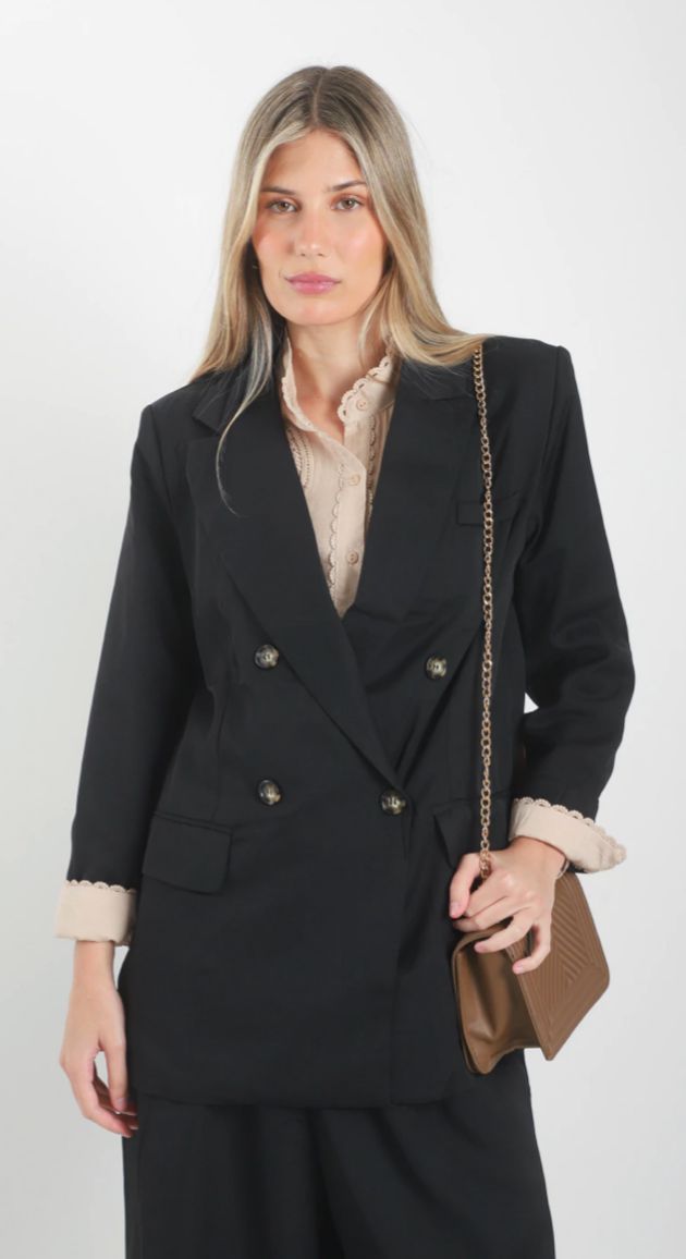 BLAZER CRUZADO IMPORTADO CON FORRO