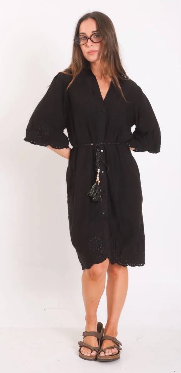 VESTIDO CAMISERO CORTO