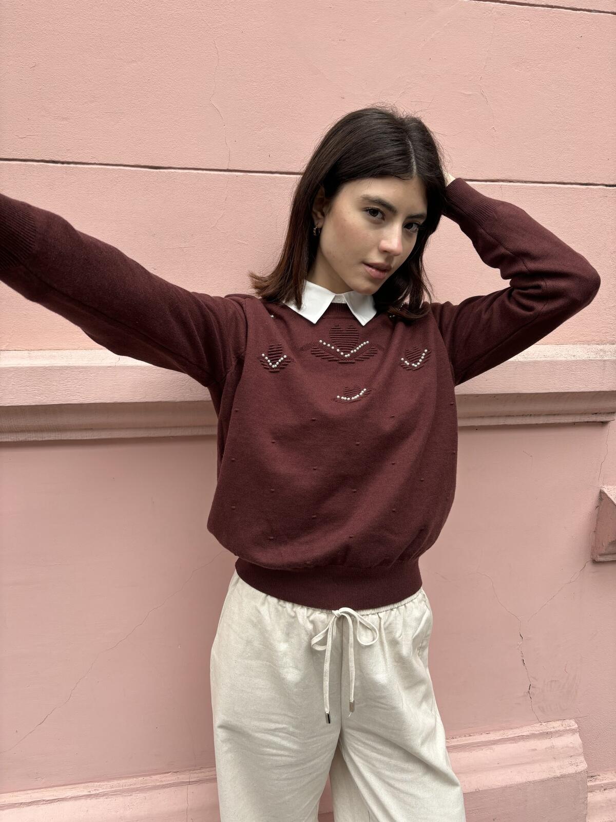 Sweater Valen Corazones