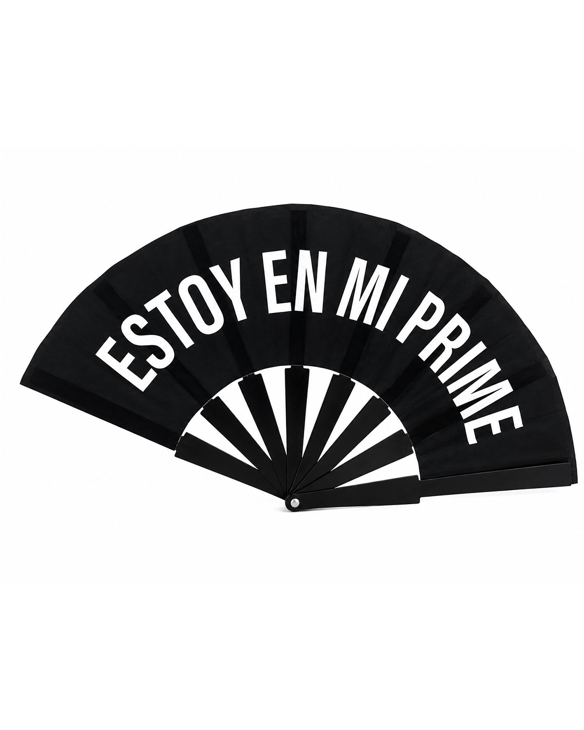 Abanico Premium de madera estampado