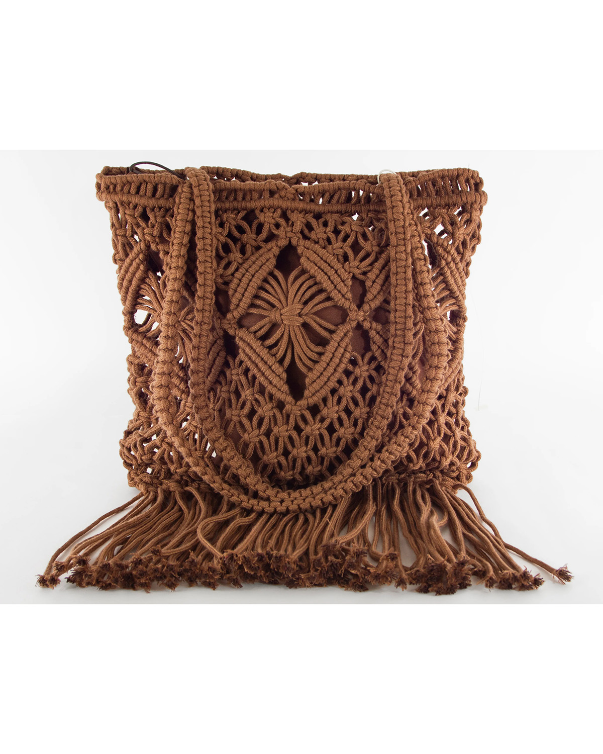 Bandolera tejida de macrame importada
