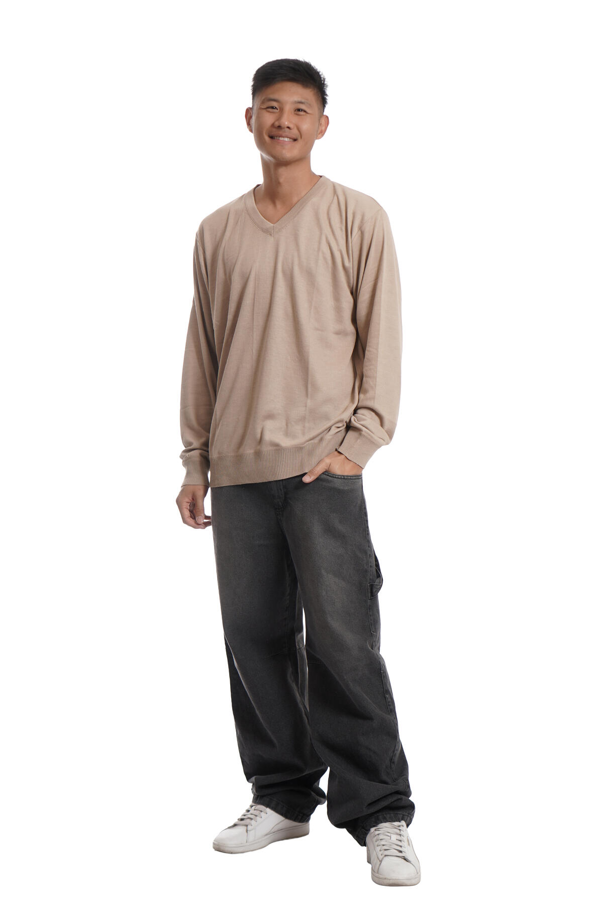 Jean Baggy Carp Grey