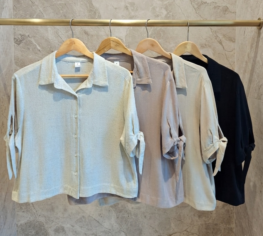 L230 CAMISA LINO MANGA MONIO