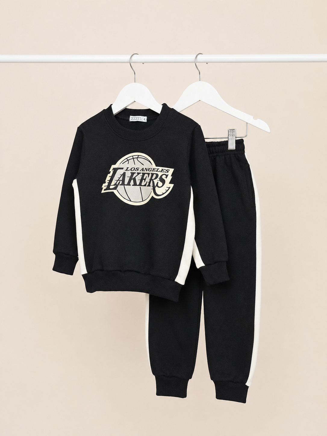 Conjunto Friza Lakers Tira Lateral Combinado