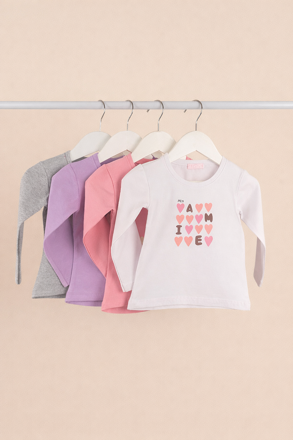 Camiseta Beba Mon Corazones Alg Lycra