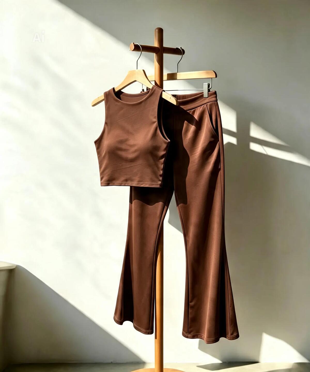 237-conjunto 2P musculosa c.taza y oxford microfibra
