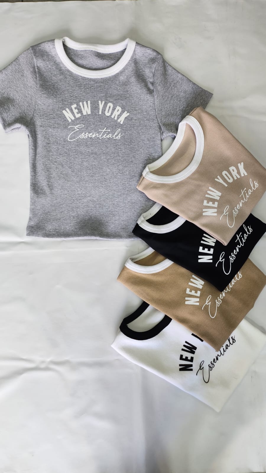 Essentials remera morley de algodon grueso
