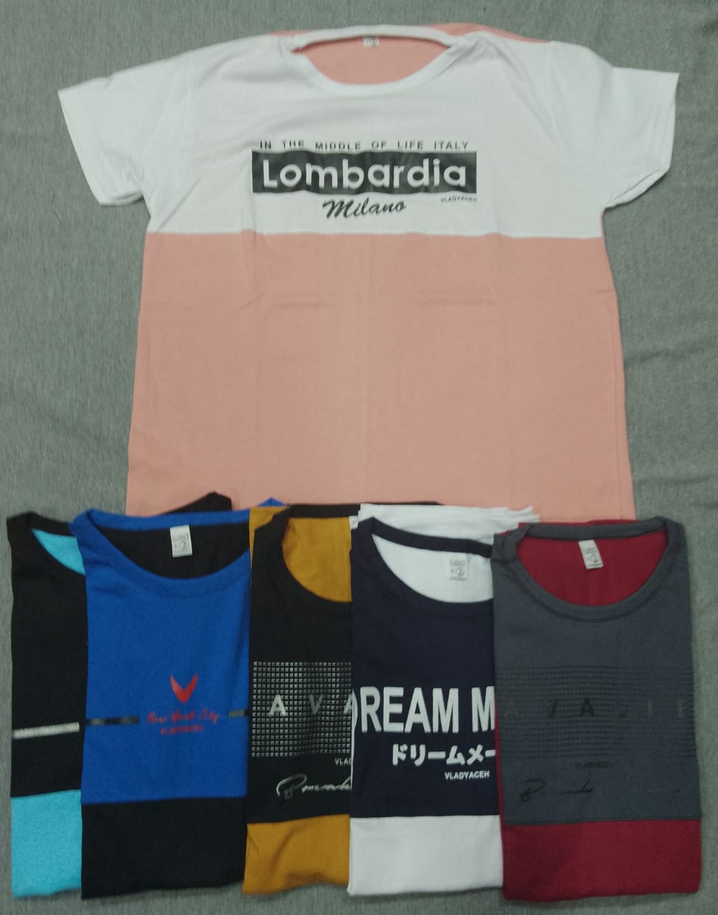 remera bicolor