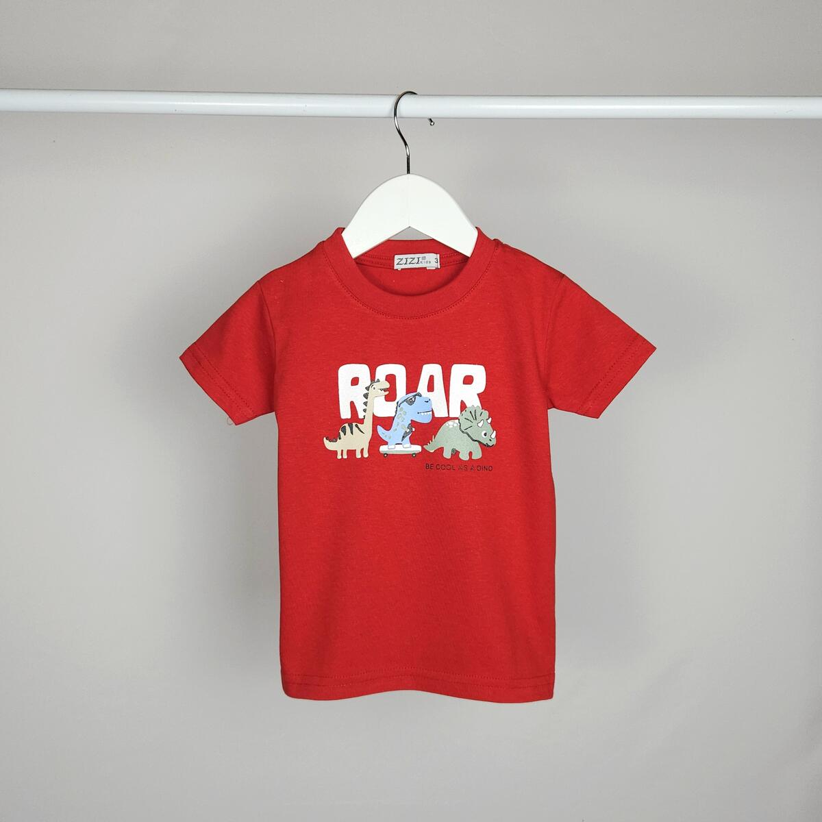 Remera Bebe Varon ROAR 3 Dinos