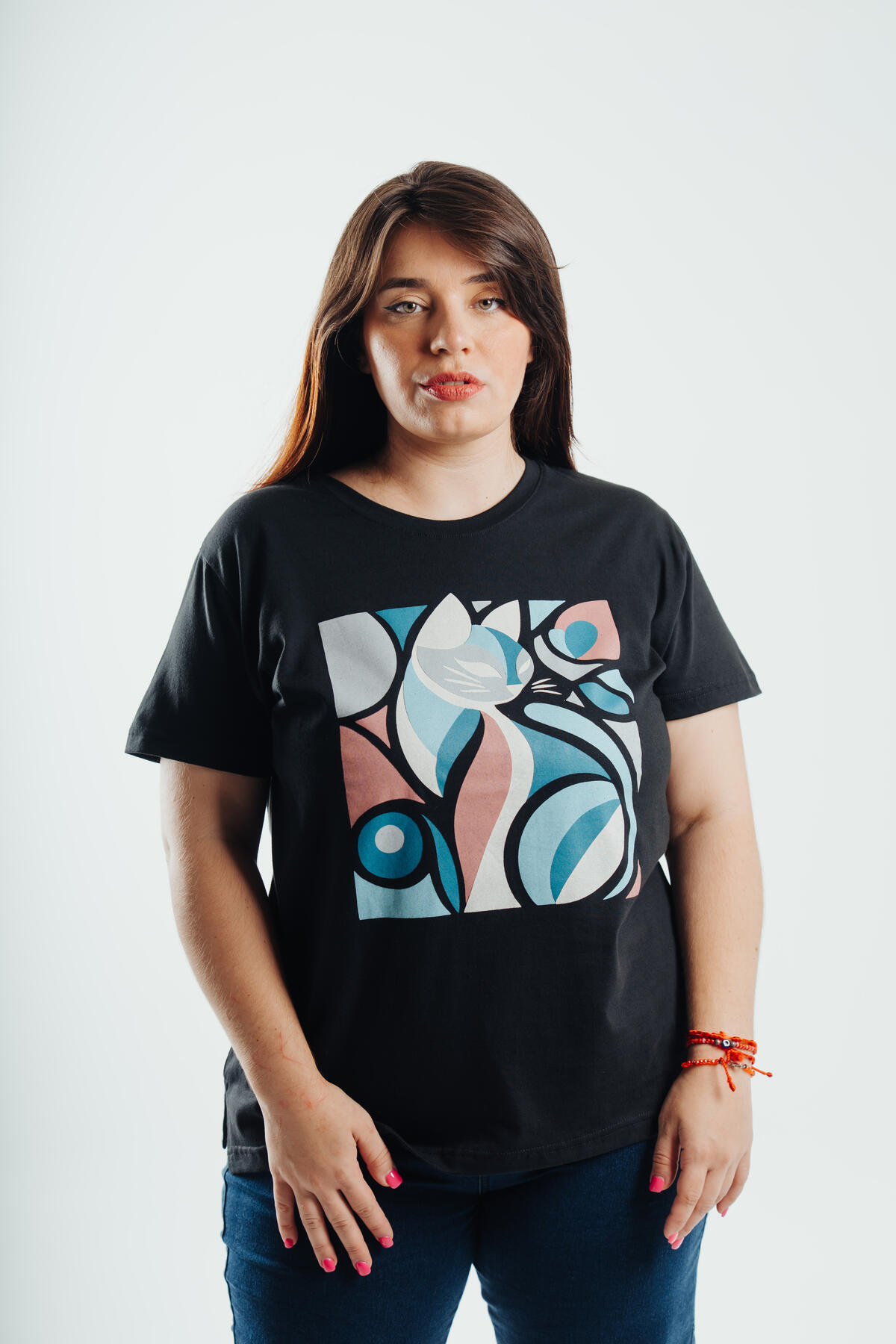 Remera Gato artistico
