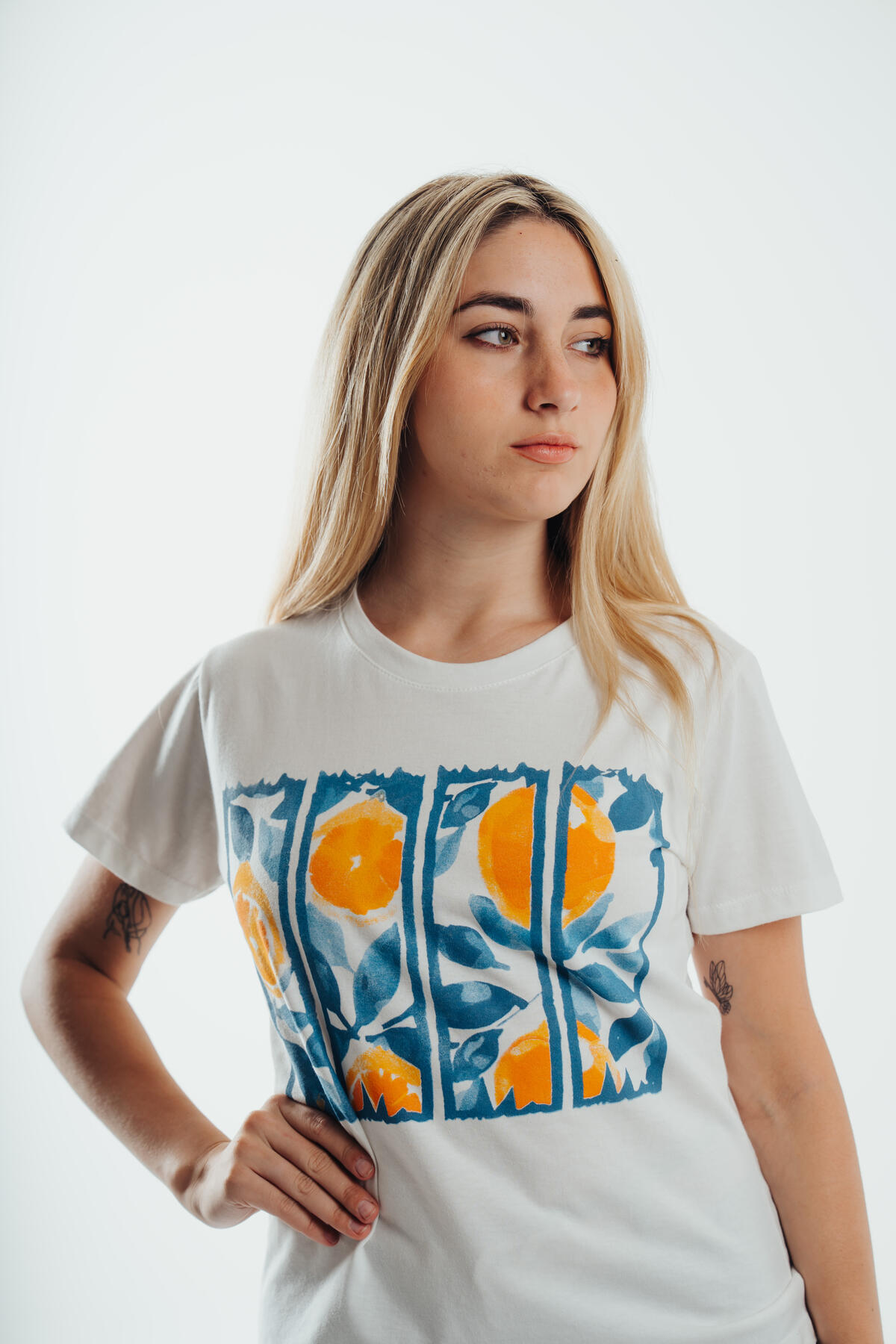 Remera LIMONES estampado