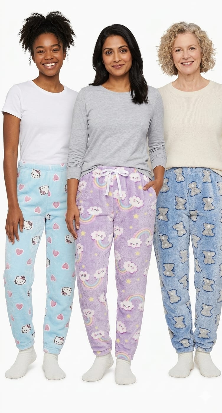 Pijama Pantalon Plush Mujer
