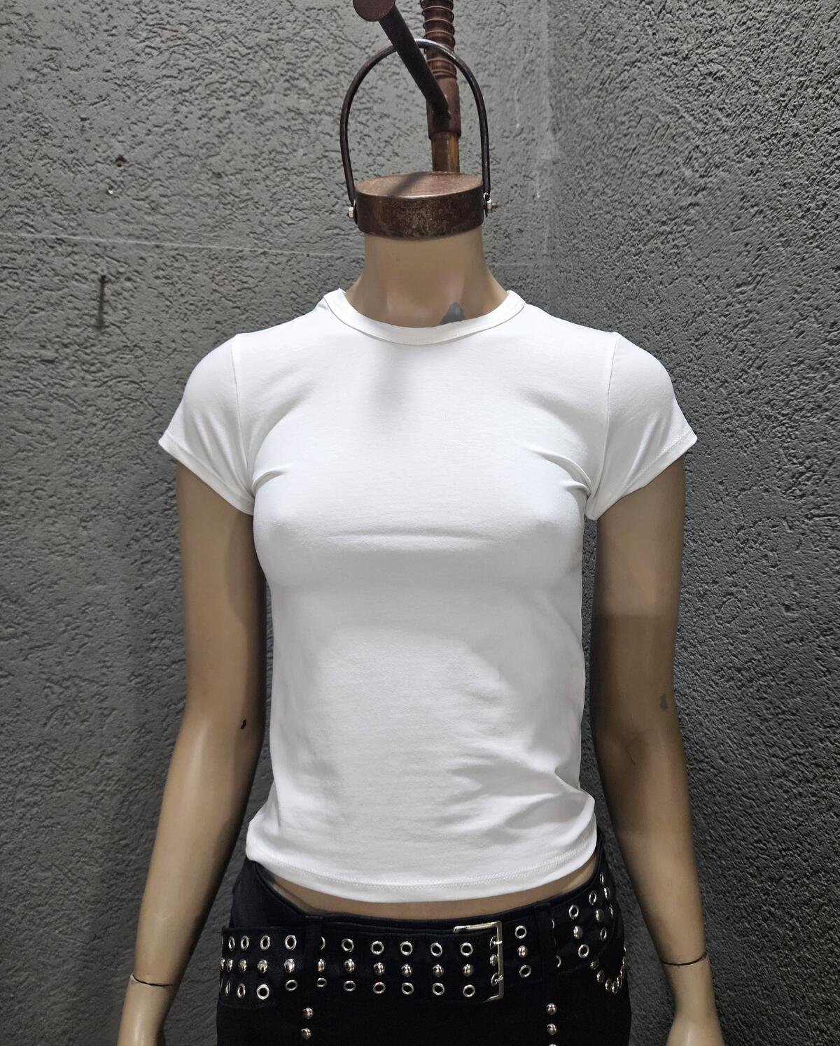 Remera algodon lycra