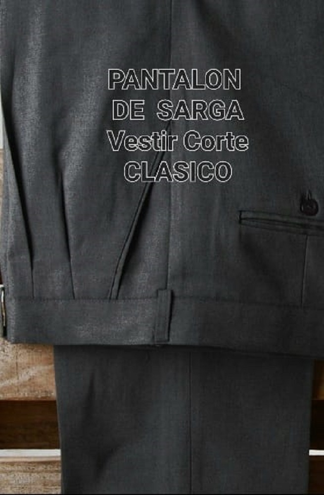 PANTALON CLASICO VESTIR EN SARGA TALLES 42 AL 54