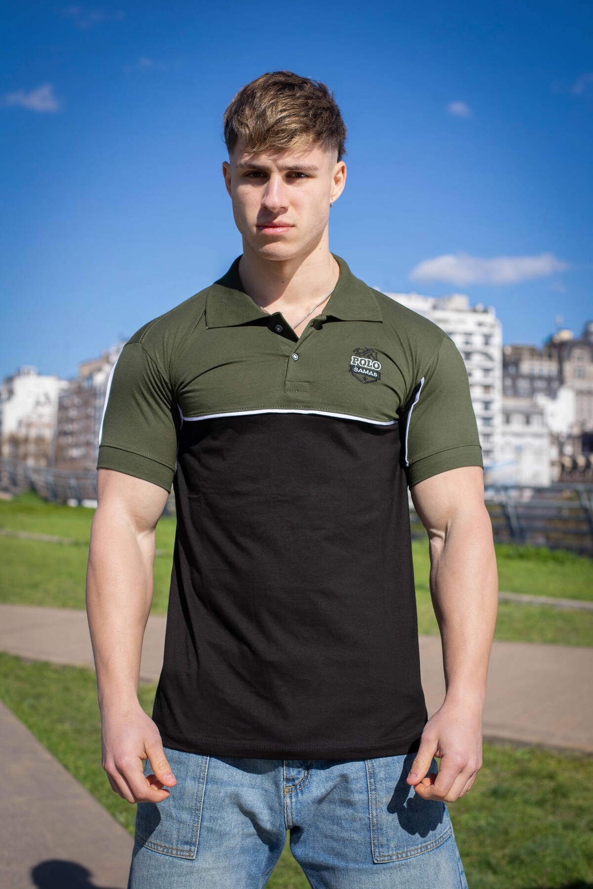CHOMBA POLO COMBINADO