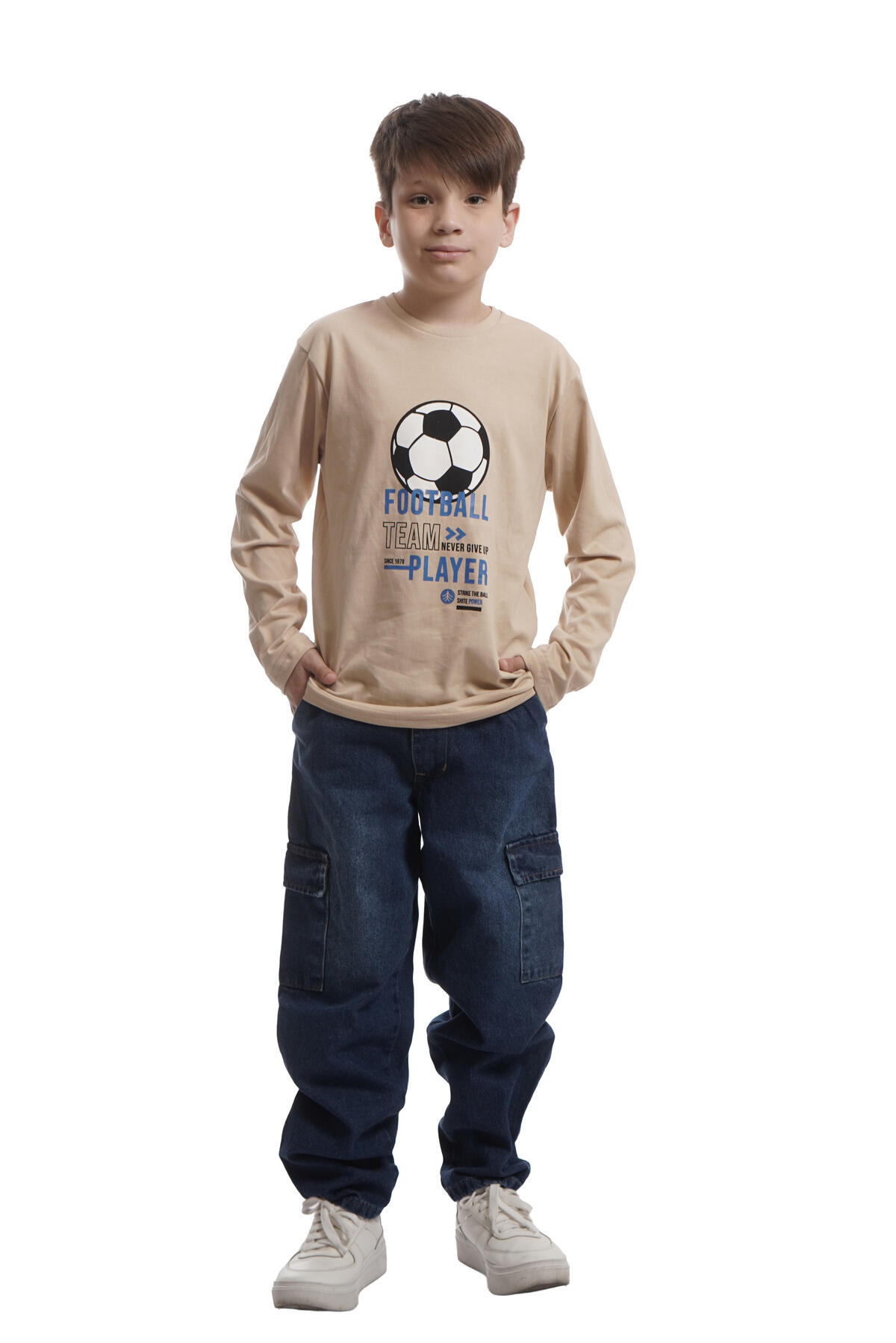 Jean Baggy Cargo Blue JR