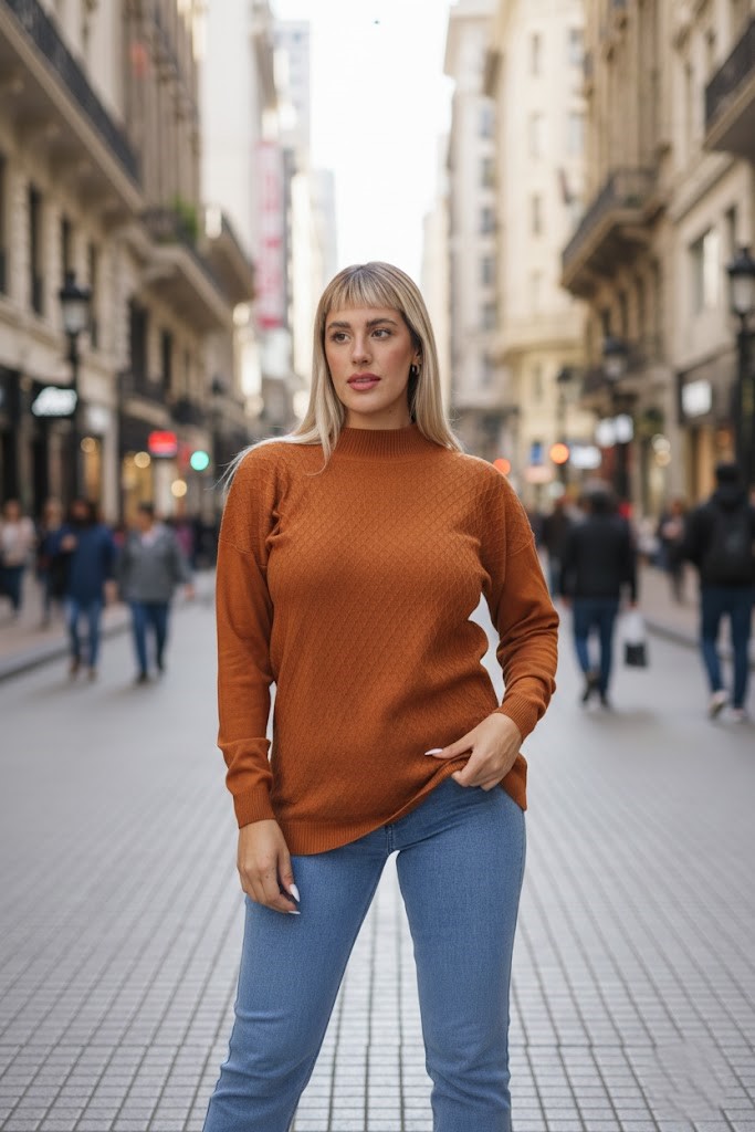 Sweater Medio polera Maia