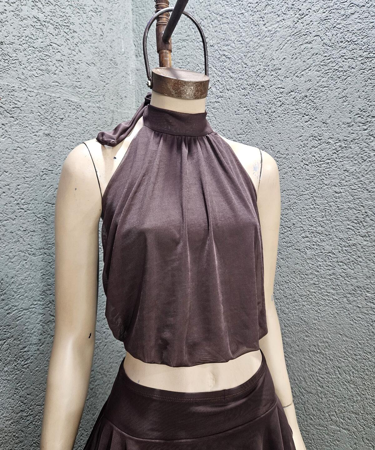 Top tul diamonte