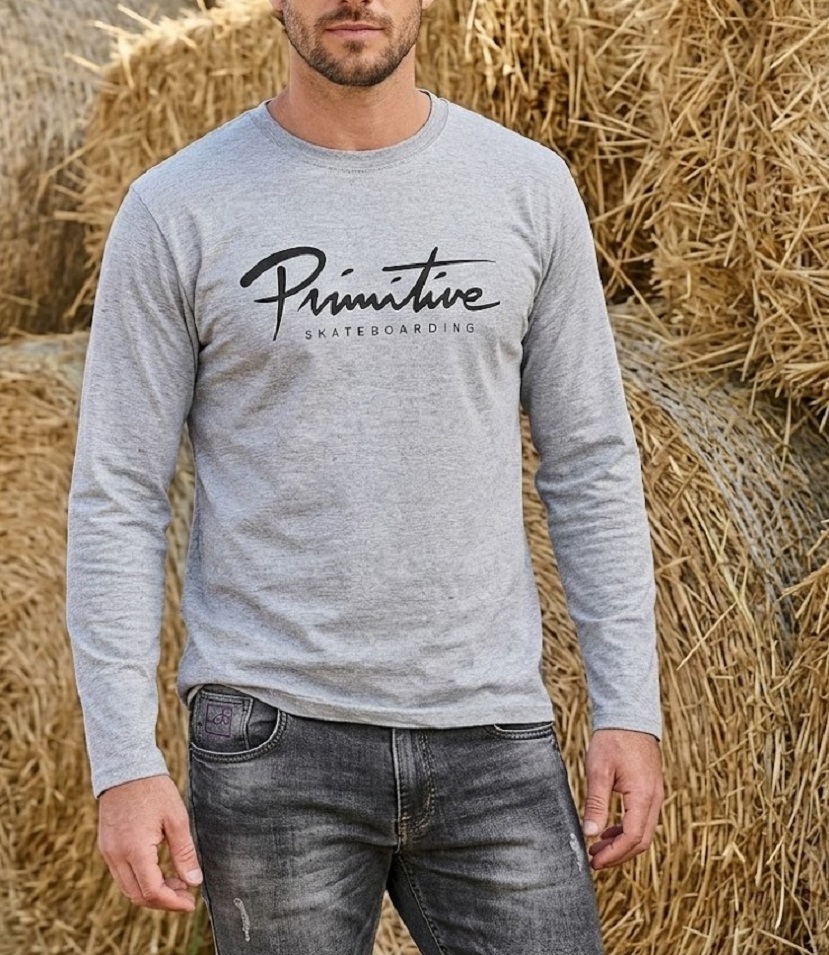 REMERA ESTAMP M LARGA Talle S Y M por FALTA DE TALLES