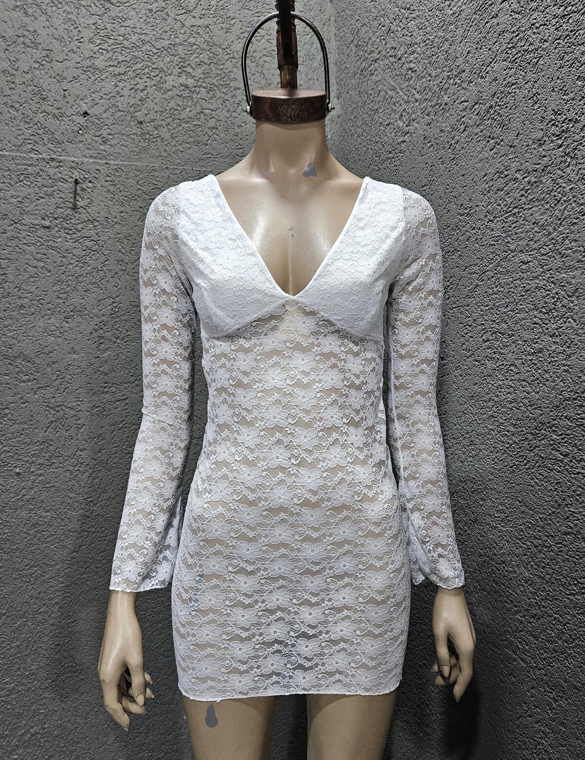 Vestido encaje V
