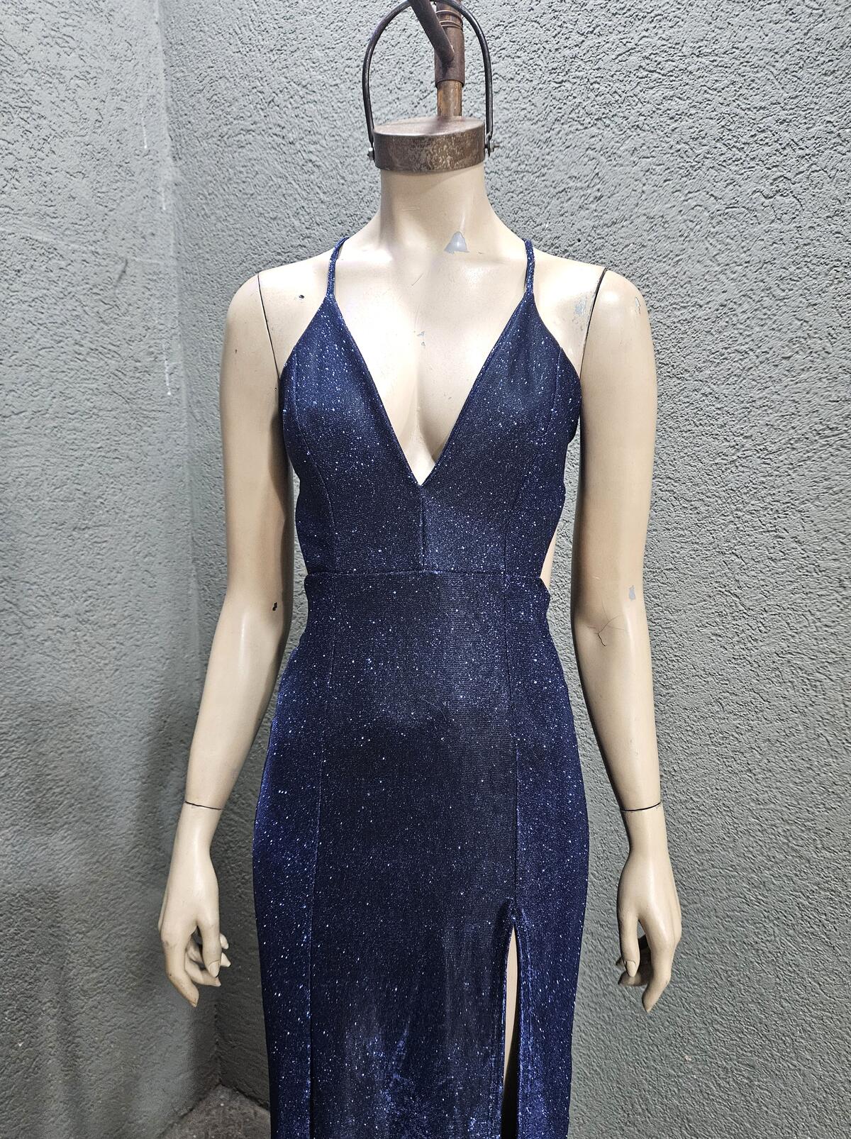 Vestido glitter v