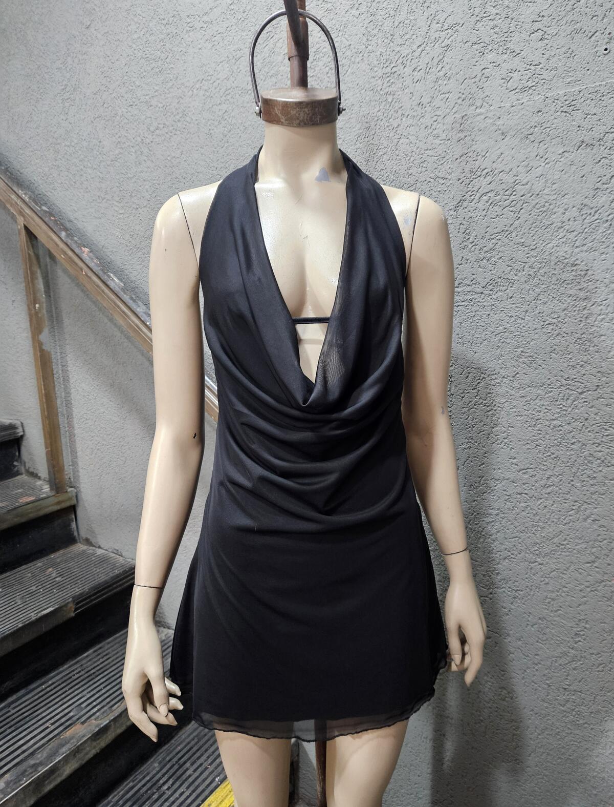 Vestido tul buche